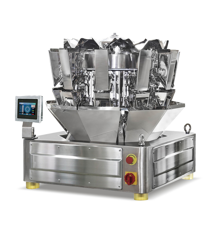 Máquina de enchimento com pesagem automática SUS304 para produtos granulados e em pó