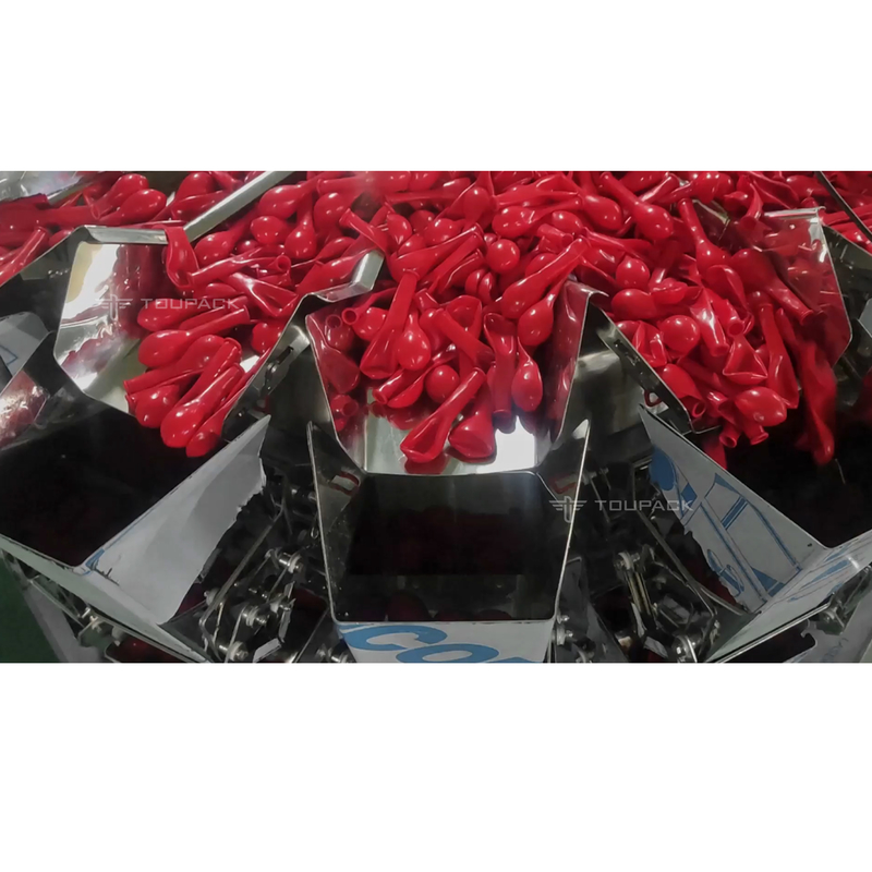 Partes automáticas do balão da precisão alta 50 15pieces 5pieces que pesa o pesador de Multihead que conta a máquina de empacotamento
