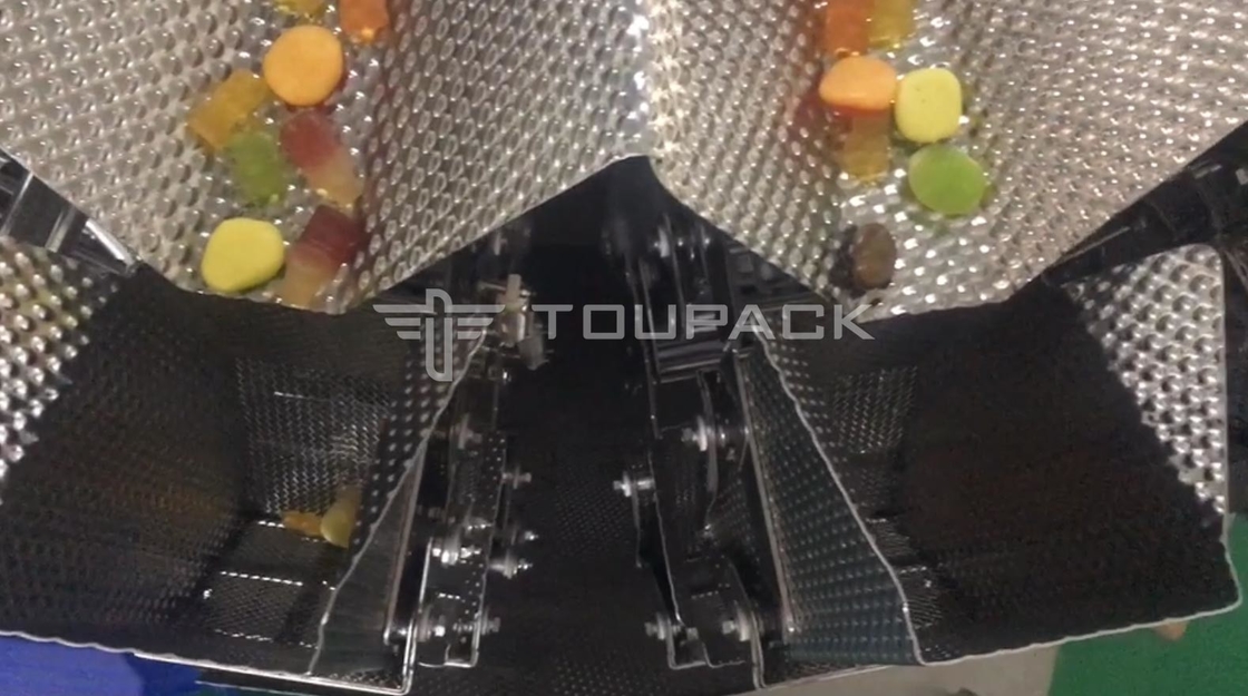 Máquina de empacotamento de enchimento da contagem automática para doces gomosos do urso de Premade Doypack do saco do descanso