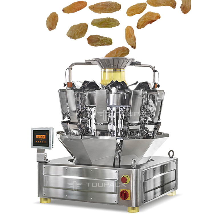 Máquina de embalagem de peso automática completa do transporte do elevador de Z para a estação Bean Raisin Peanut Snacks Rice