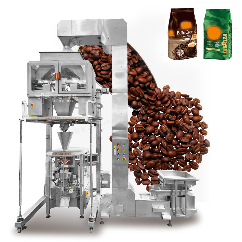 Máquina automática de embalagem de grânulos Máquina de preenchimento de bolsas de brinquedos Grãos de café doces doces doces sementes de grãos Bolsa pré-fabricada Saco de embalagem