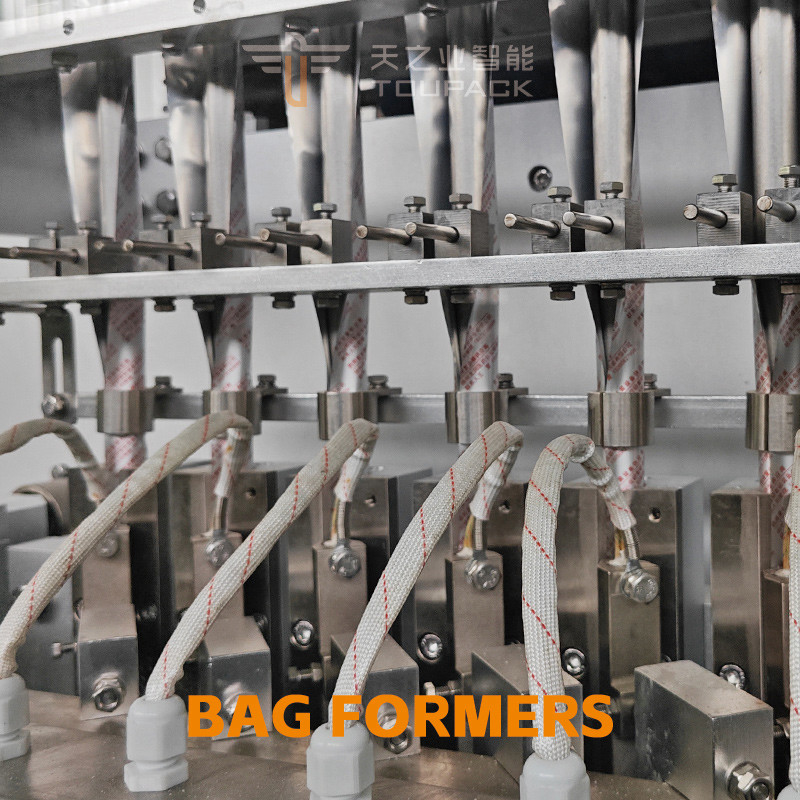 Máquina automática de enchimento de embalagem de pó de 20g 40g 80g de mistura de bebidas desportivas multilaneas