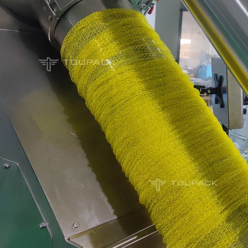 Máquina de corte de rede de lenha de limão equipamento de embalagem de sacos