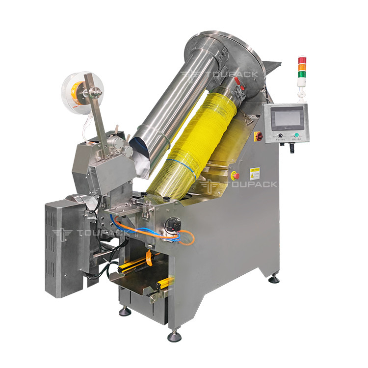 Máquina de embalagem de sacos de malha de 5 kg Máquina automática de rotulagem de bolsas de frutas frescas