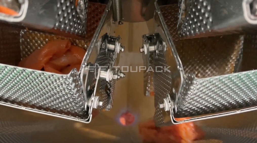 Frango fresco Ovelha Carne de porco Carne de bovino Multihead Pesador 14 Cabeças parafusos Carne máquina de preenchimento