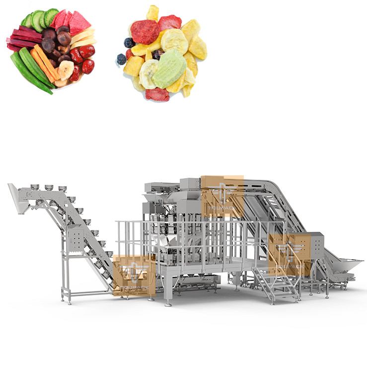 Sistema de mistura e pesagem de frutas congeladas 20 Cabeças 24 Cabeças 32 Cabeças Pesador