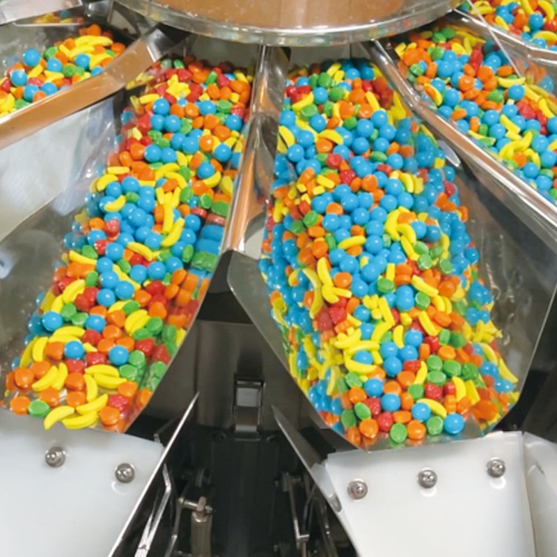 Máquinas de embalagem de alimentos Máquinas industriais de embalagem de alimentos Máquina funcional de embalagem de frascos de doces para Doypack