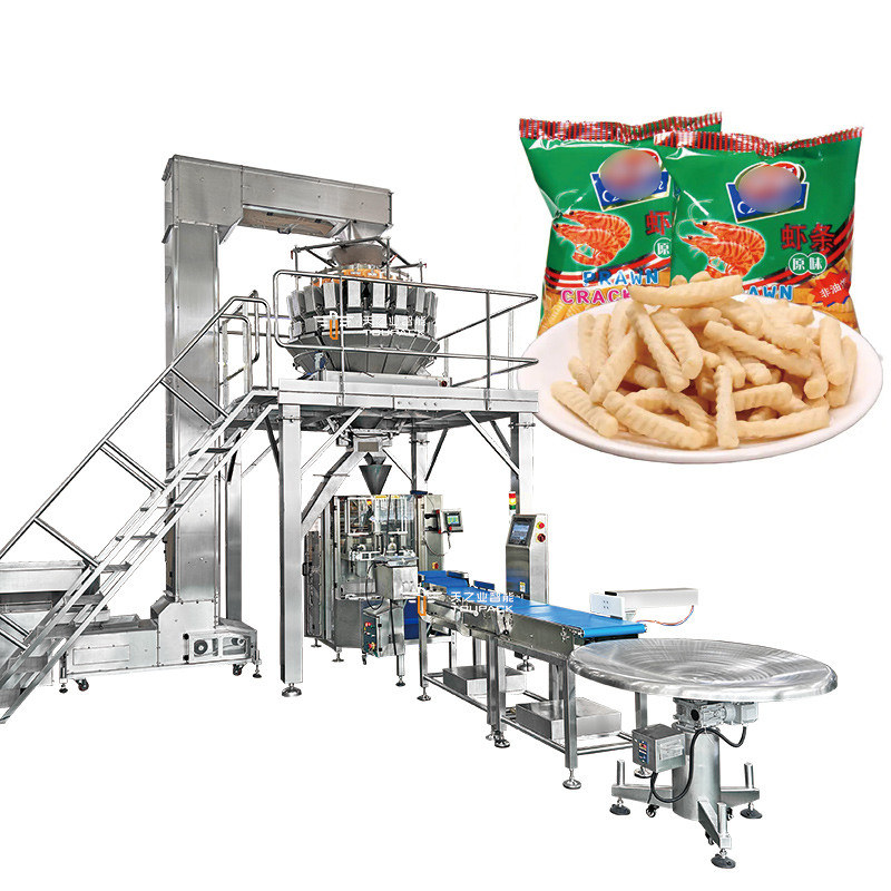 Máquina de embalagem vertical de amendoim de pistache de alta eficiência Acionada por PLC para vedação, embalagem, rotulagem, embalagem de bolsas de enchimento