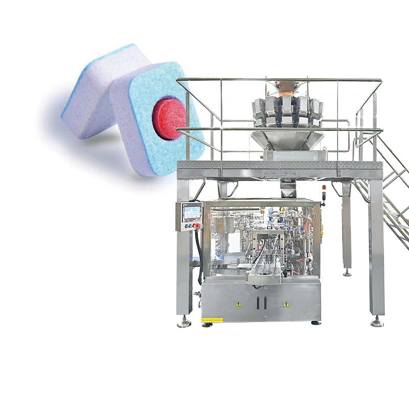 Máquina de lavagem de pratos automática de alta velocidade comprimidos de detergente cápsulas de bolsa de embalagem máquina de lavagem de pratos pó de gel cápsulas de saco de embalagem