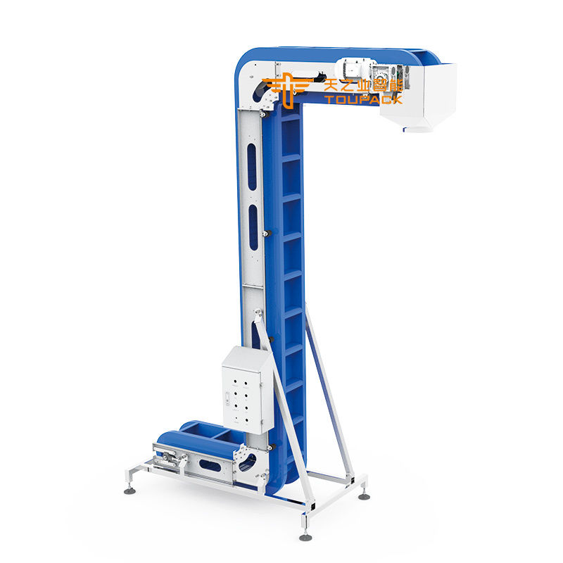 Elevador de elevação vertical de alta capacidade para alimentos, transportadores de baldes de tipo Z para açúcar/granos