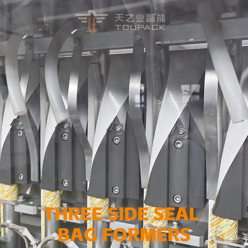 Máquina de Embalagem e Enchimento de Ketchup Vffs Totalmente Automática Multi-Trilho Vertical 4 Lados Selagem Saco Máquina de Embalagem de Molho de Tomate