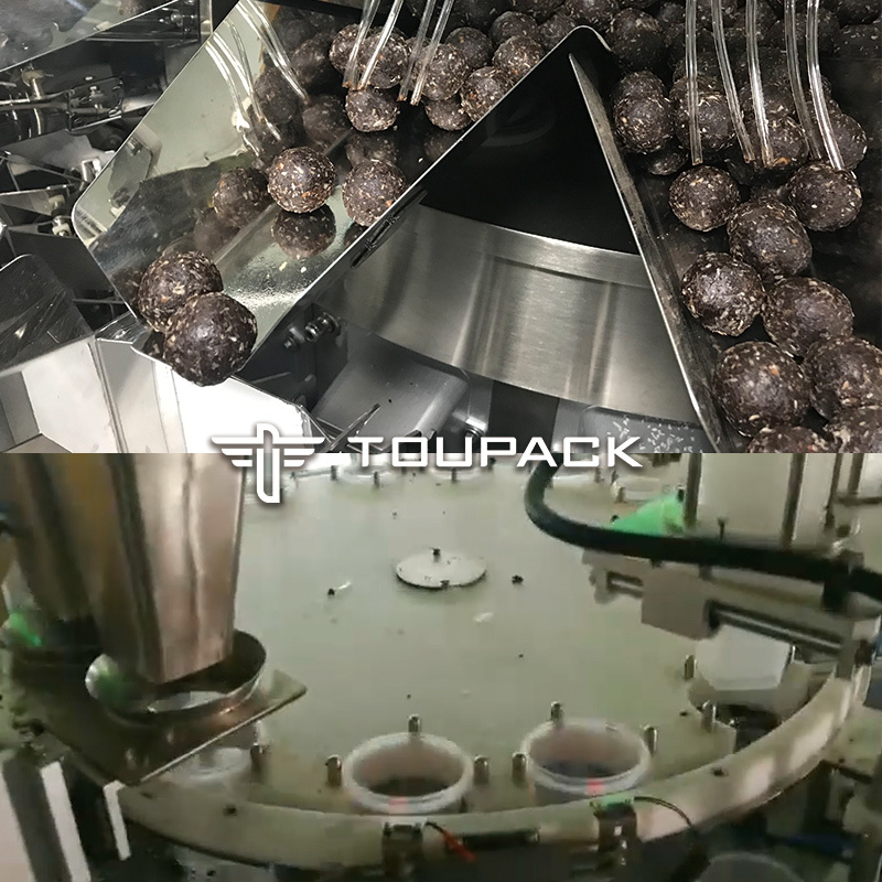 Máquina de Empacotamento com Pesagem Automática de 14 Cabeças 220V para Salgadinhos