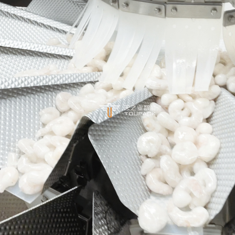 1kg 2kg Frango Nuggets Aves asas Carne Pré-fabricado Saco Pesadora Multicabeças Embalagem Stand up Pouch  Máquina Rotativa de Enchimento e Selagem