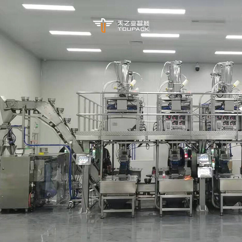 Máquinas de Embalagem de Saches Pré-Fabricados Multifuncionais 300BPM Pesadora Multicabeças de Alta Velocidade para Sementes de Girassol e Nozes