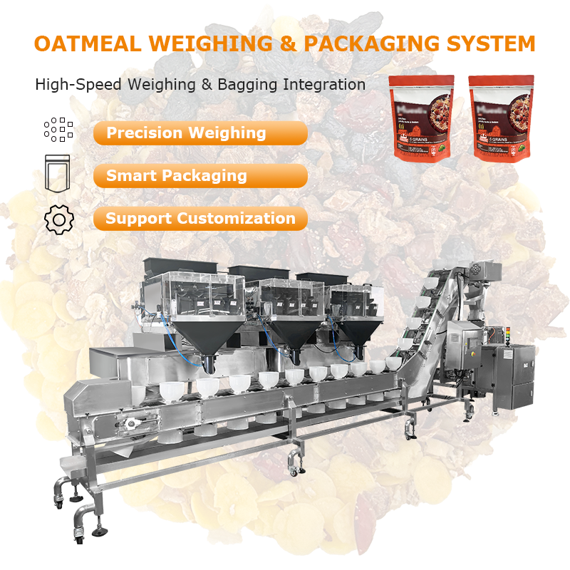 Máquina de embalagem pré-fabricada automática de alta velocidade, chips, biscoitos, pipoca, doypack, equipamento de vedação, lanche, empacotador de alimentos