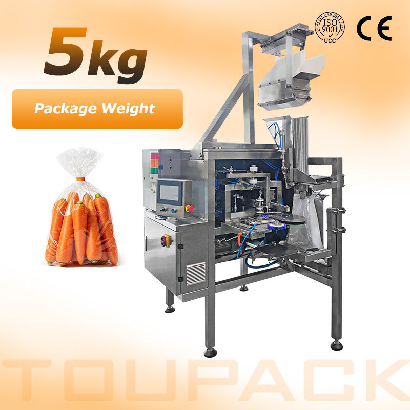 Máquina profissional de fechamento automático de sacos para embalagens de frutas, vegetais e produtos agrícolas com desempenho estável