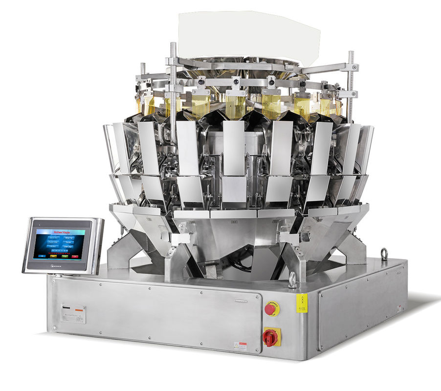 Máquina de empacotamento do alimento do petisco do sistema 1.6L de MCU com 7
