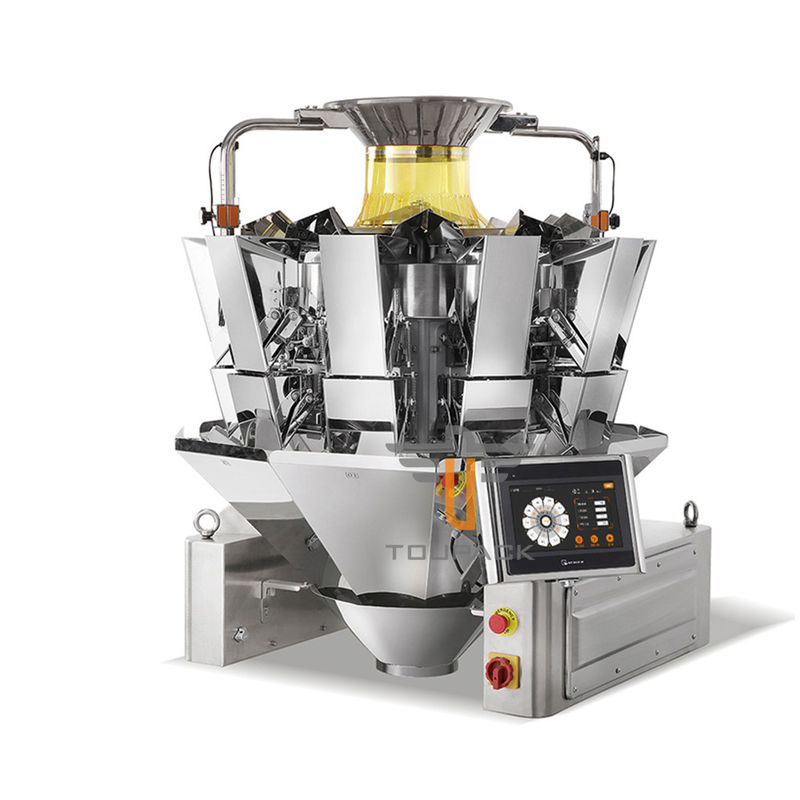 máquina de embalagem do transporte da máquina de empacotamento do alimento do petisco de 0.8L 80WPM para o malote do suporte acima