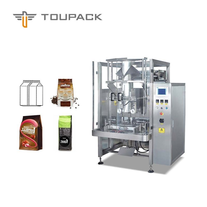 320/420 de máquina de empacotamento vertical automática do selo da suficiência do formulário de VFFS para o feijão de café do pó