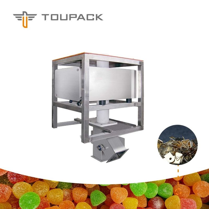 Máquina livre do detector de metais do tubo 3 Ton/H da queda 75mm da gravidade para o pó seco