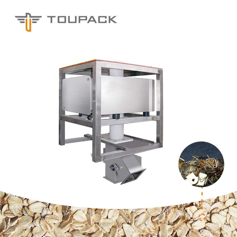 Máquina livre do detector de metais do tubo 3 Ton/H da queda 75mm da gravidade para o pó seco