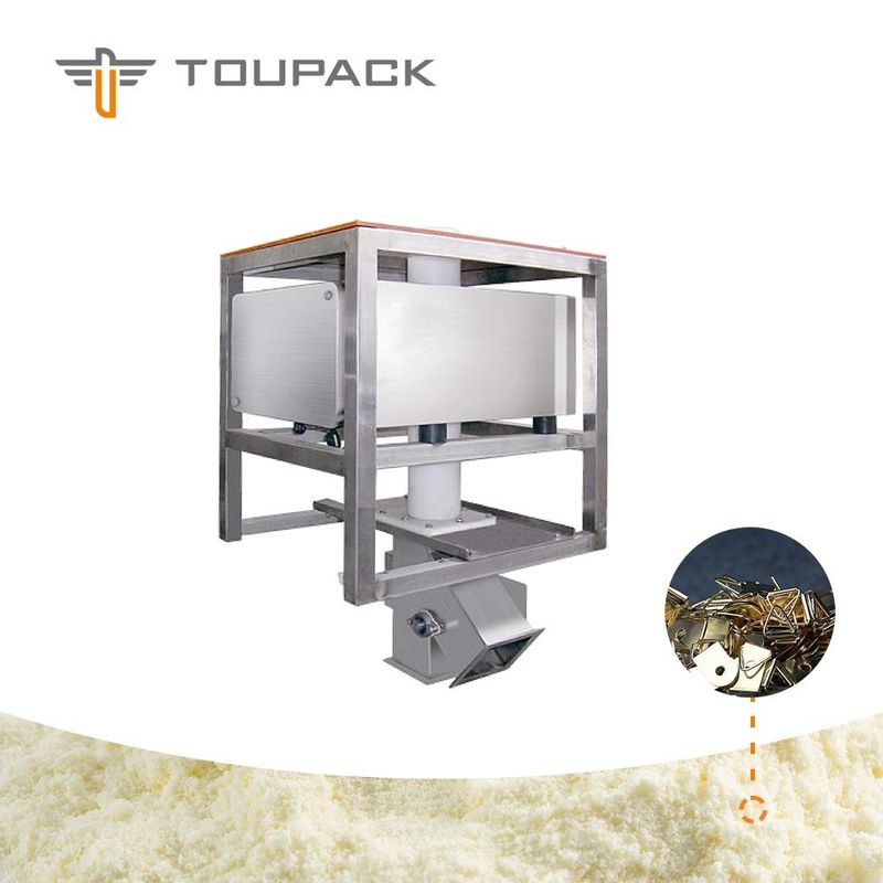 Máquina livre do detector de metais do tubo 3 Ton/H da queda 75mm da gravidade para o pó seco