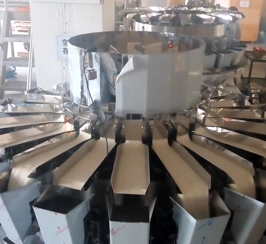 130 pesador principal do SUS 304 da máquina de empacotamento do alimento do petisco de WPM 20 2,5 litros