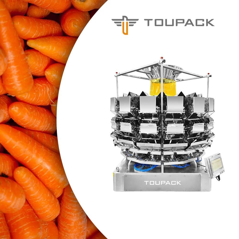 Máquina de peso da combinação de Multihead do SUS 304 para produtos maiorias