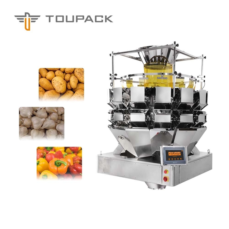Máquina de peso da combinação de Multihead do SUS 304 para produtos maiorias