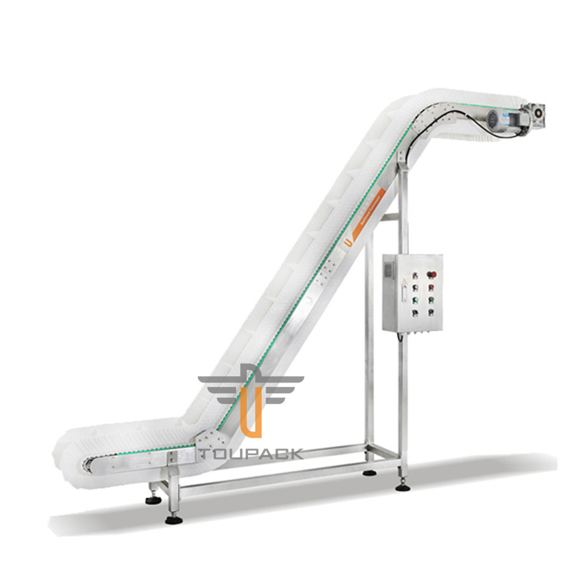 pescoço de Cherry Tomato Stainless Steel Swan do produto comestível de máquina de embalagem das porcas 20m/min que inclina o transporte