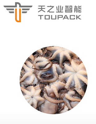 35 sacos/acondicionamento de alimentos fresco do mar do polvo da máquina de peso Multihead dos minutos