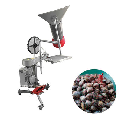 máquina de embalagem das conchas do mar das frutas e legumes de 800W Mesh Net Bags Packing Machine