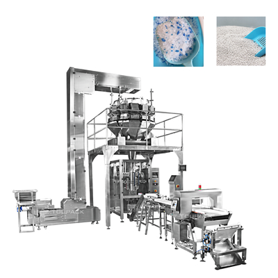 Máquina de embalagem seca automática Crystal Cat Litter Pouch Packing de Cat Dog Pet Food Bag
