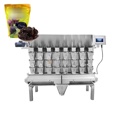 Lados do descanso 4 que selam a máquina de embalagem do pesador de Multihead para ameixas secas do fruto preservado