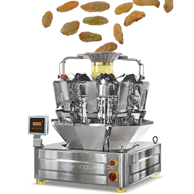 Máquina de embalagem de peso automática completa do transporte do elevador de Z para a estação Bean Raisin Peanut Snacks Rice