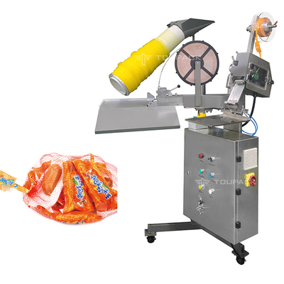 Máquina de embalagem de sacos de malha de frutas e vegetais