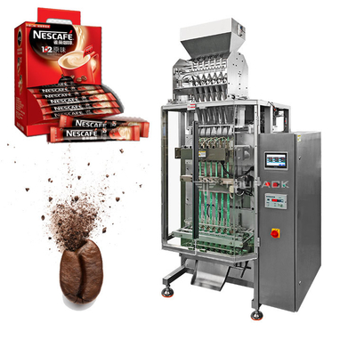 Máquina de embalagem de pó de café de várias vias