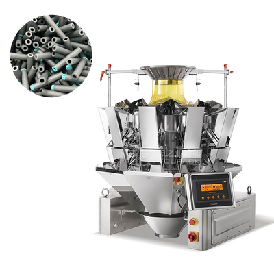Máquina automática de embalagem de plásticos e hardware com pesador multi-cabeça de 14 10