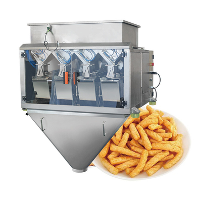 Pequeno Peso 2/4/8 Cabeça Pesador linear Sementes Grãos de Arroz Pellet Pesagem de Enchimento Pesador Equipamento de Máquina de Embalagem