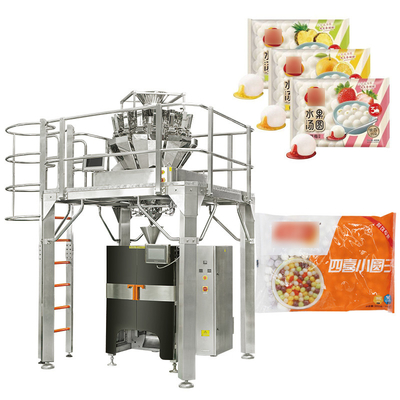 Máquina de embalagem de vegetais e saladas verdes frescas Vffs Máquina de embalagem de bolinhas de carne