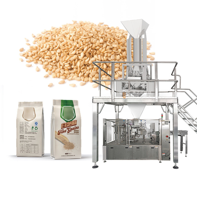 Máquina automática de enchimento de grãos 1 kg 2 kg 5 kg Máquina de embalagem de pesas lineares