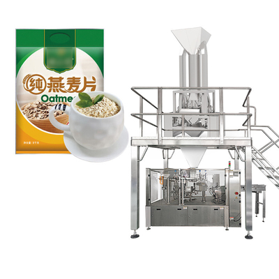 1kg 2kg 5kg Saco de bolso Arroz Trigo Milho Soja Sorgo Trigo Mouro Máquina de embalagem de pesagem multi-cabeça