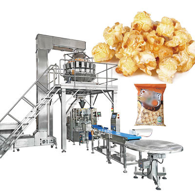 Máquina de Embalagem Vertical de Salgadinhos de Batata Frita, Pipoca e Camarão com Nitrogênio, Equipamento de Embalagem de Chips de Camarão
