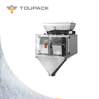 Máquina de empacotamento granulada dobro da cabeça 0.8L 304SUS para o tempero do arroz