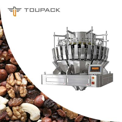 Máquina de embalagem automática do pesador de SS304 2.5L Multihead para feijão misturado da porca