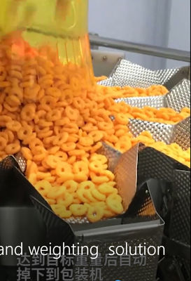 O PLC soprou pesador principal da máquina de empacotamento do alimento do petisco multi