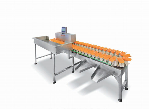 Máquina de embalagem de aço inoxidável do pesador de Multihead que classifica o equipamento