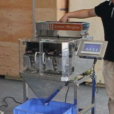 Máquina de embalagem linear principal 80 P/M do pesador 0.5L de 0.8KW 200g 4