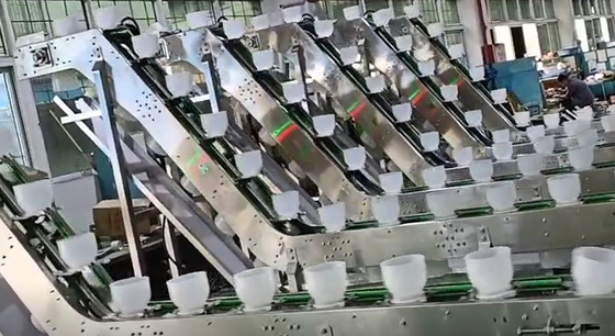 Levantamento de aço inoxidável de 304 60p/M Bowl Conveyor For Granuar