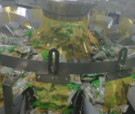 120 máquina de embalagem do pesador de Multihead do SUS 304 de P/M para sementes das porcas